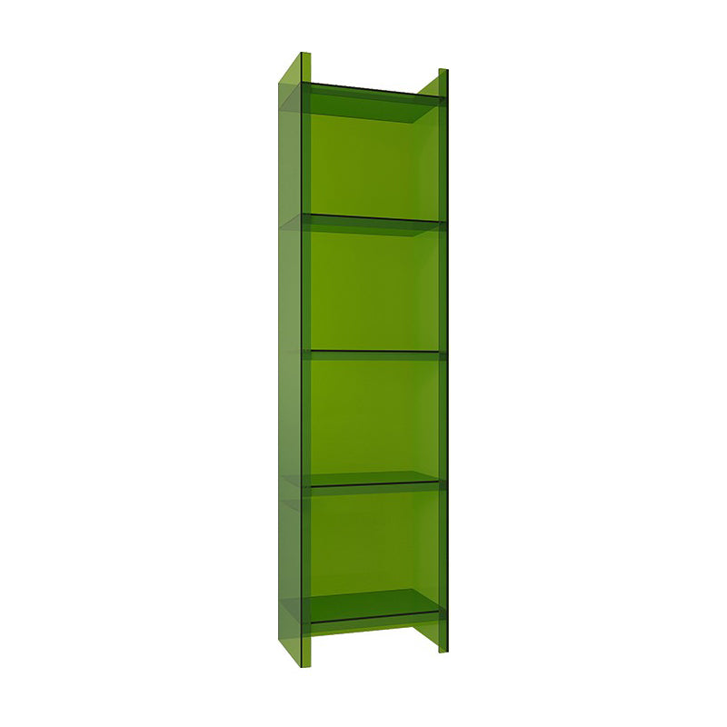 Closed Back Bookcase Scandinavian Style Bookshelf for Home Office Study Room