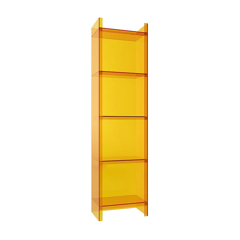 Closed Back Bookcase Scandinavian Style Bookshelf for Home Office Study Room