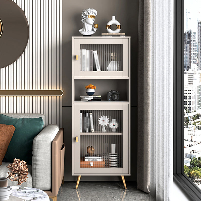 Engineered Wood Standard Bookcase Modern Closed Back Bookshelf for Home