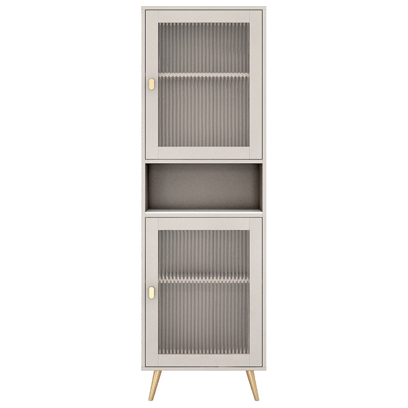 Engineered Wood Standard Bookcase Modern Closed Back Bookshelf for Home