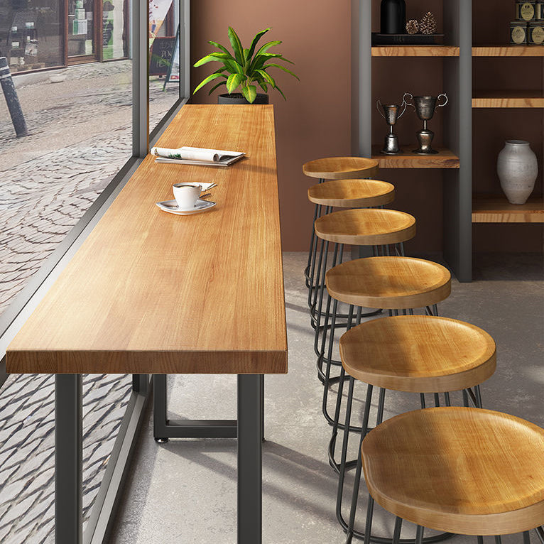 Modern Style Dining Wooden Table Bar Counter Table for Kitchen