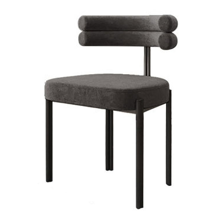 Contemporary Upholstered Side Chairs Open Back Dining Side Chair