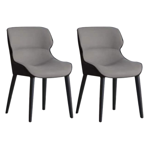 Modern Style Chairs Dining Arm Chairs for Kitchen with Metal Legs