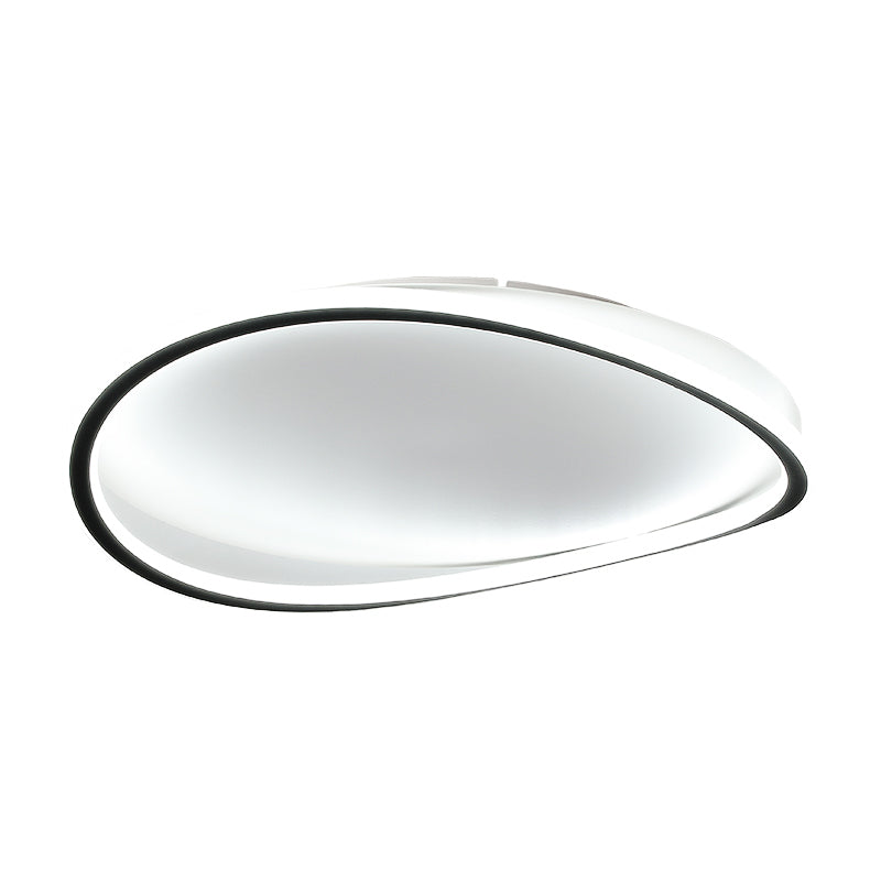 Modern Circle Ceiling Light Aluminum LED Flush Mount Light for Living Room