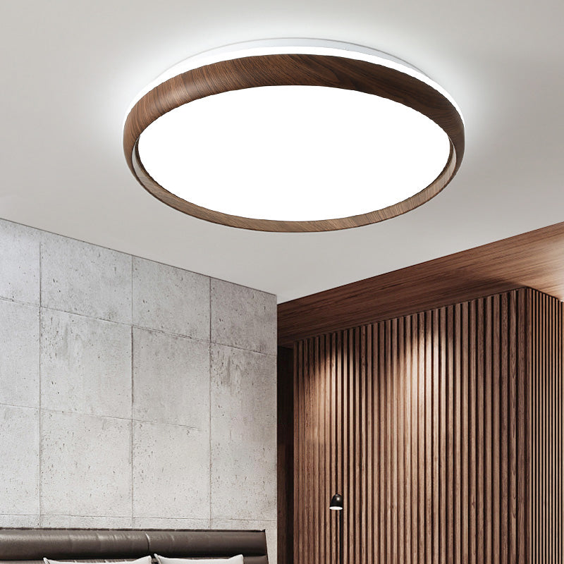 Modern Round Ceiling Light Metal LED Flush Mount Light for Living Room