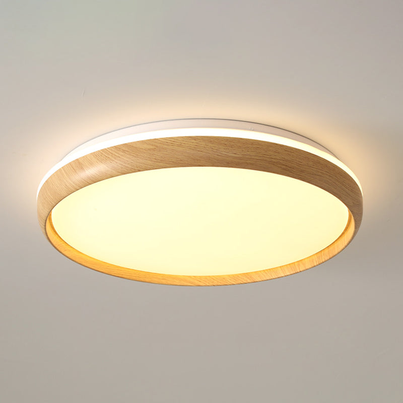 Modern Round Ceiling Light Metal LED Flush Mount Light for Living Room