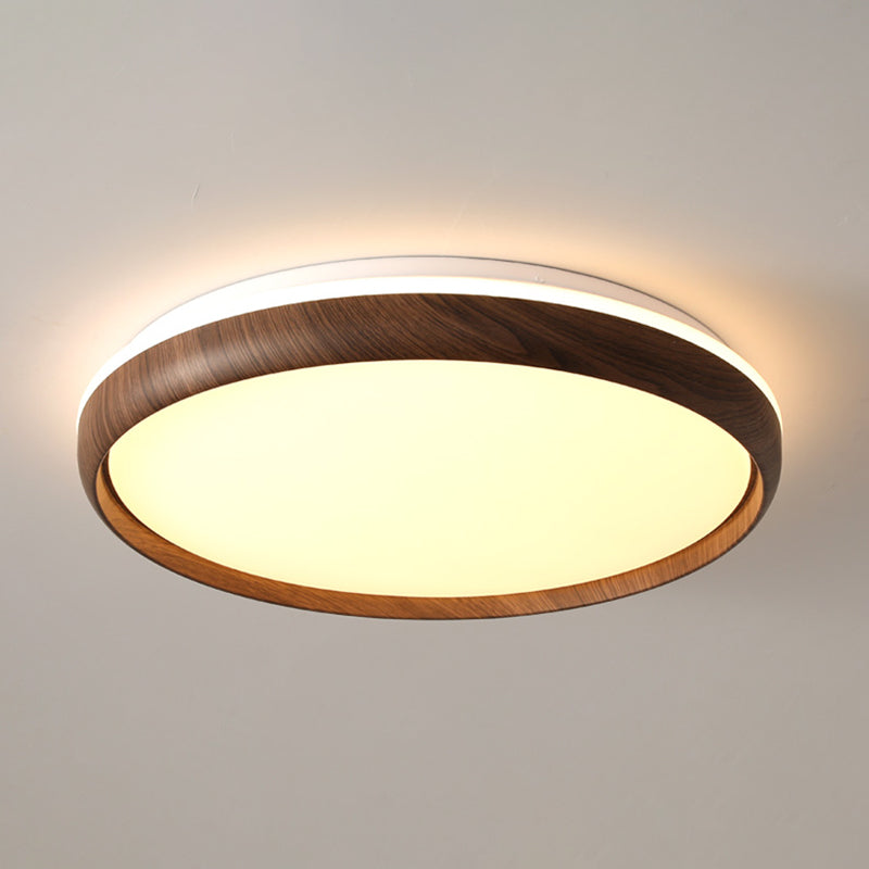 Modern Round Ceiling Light Metal LED Flush Mount Light for Living Room