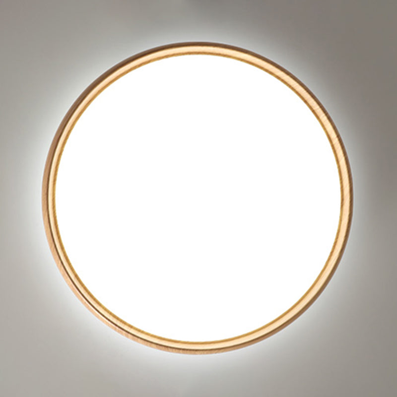 Modern Round Ceiling Light Metal LED Flush Mount Light for Living Room