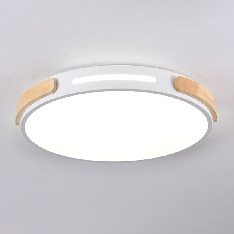 Nordic Round Shape Ceiling Light Metal LED Flush Mount Light for Living Room