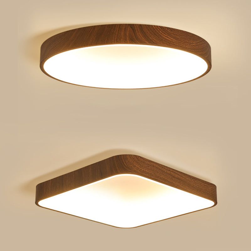 Nordic Geometric Ceiling Light 1 Light LED Flush Mount Light for Bedroom