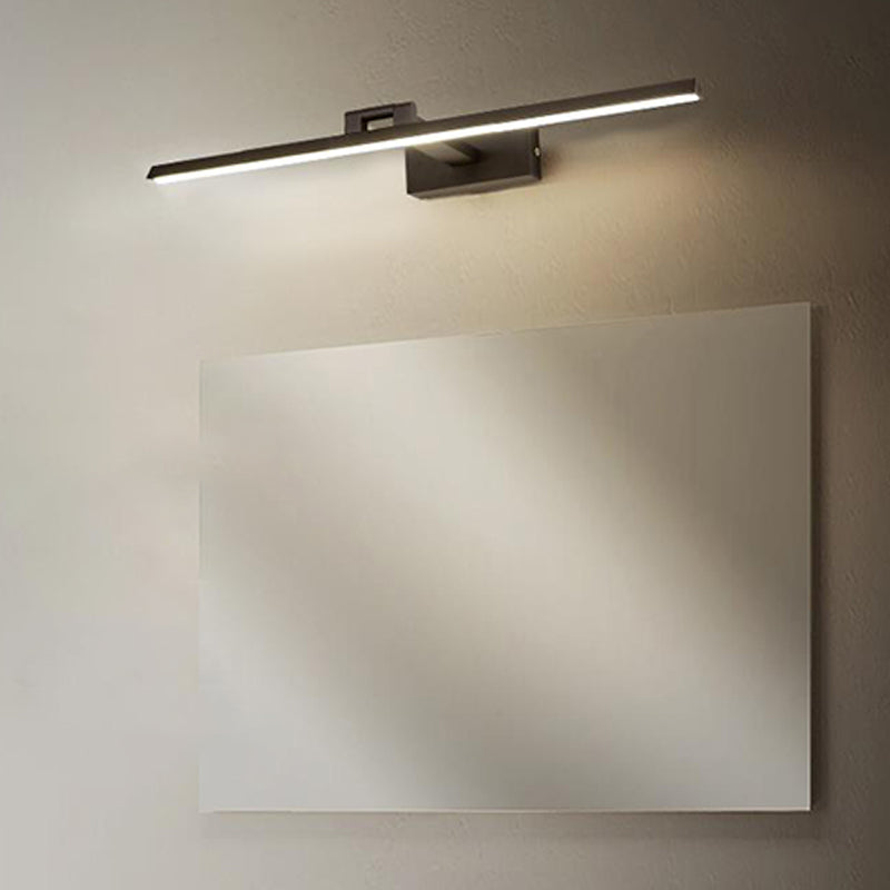 Modern Metal Vanity Light Strip Single Light Mirror Light for Bathroom