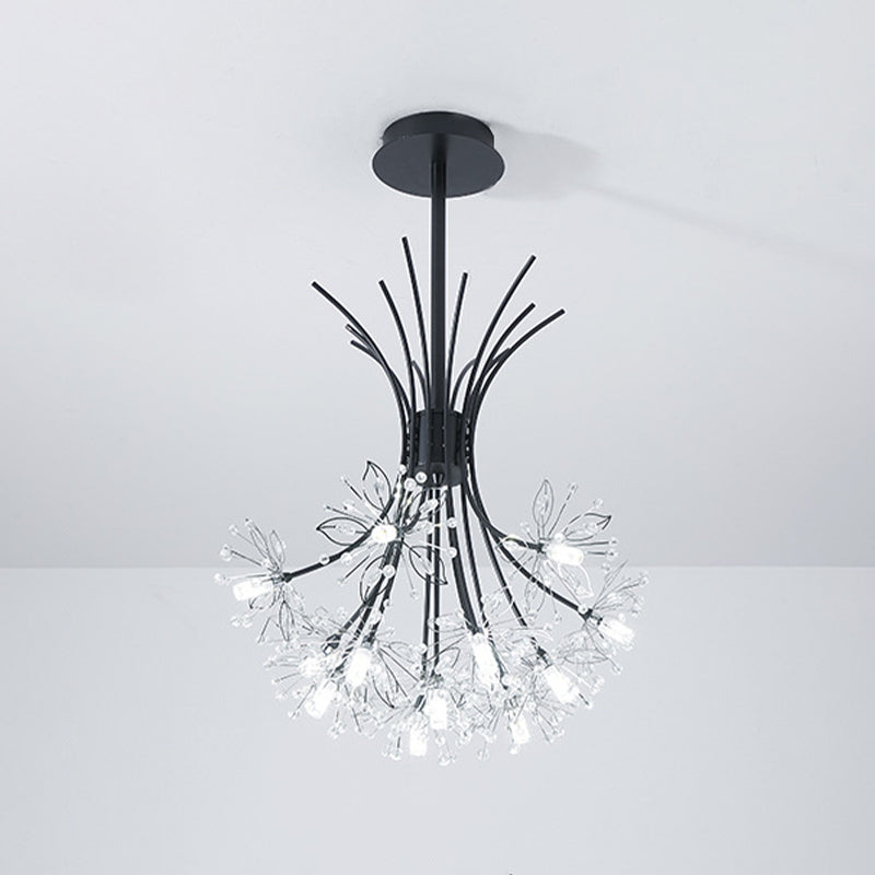 Creative Pendant Lighting Fixture Modern Style Flower-shaped Hanging Chandelier