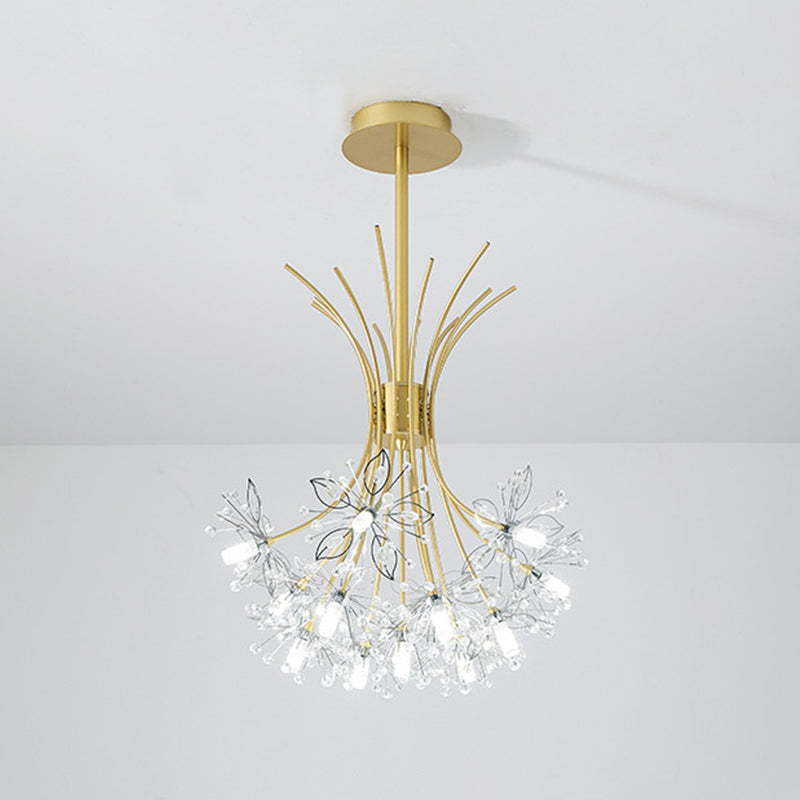 Creative Pendant Lighting Fixture Modern Style Flower-shaped Hanging Chandelier
