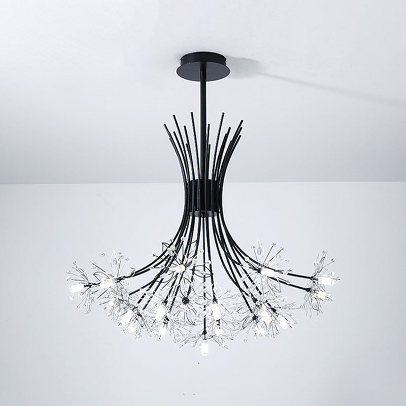 Creative Pendant Lighting Fixture Modern Style Flower-shaped Hanging Chandelier