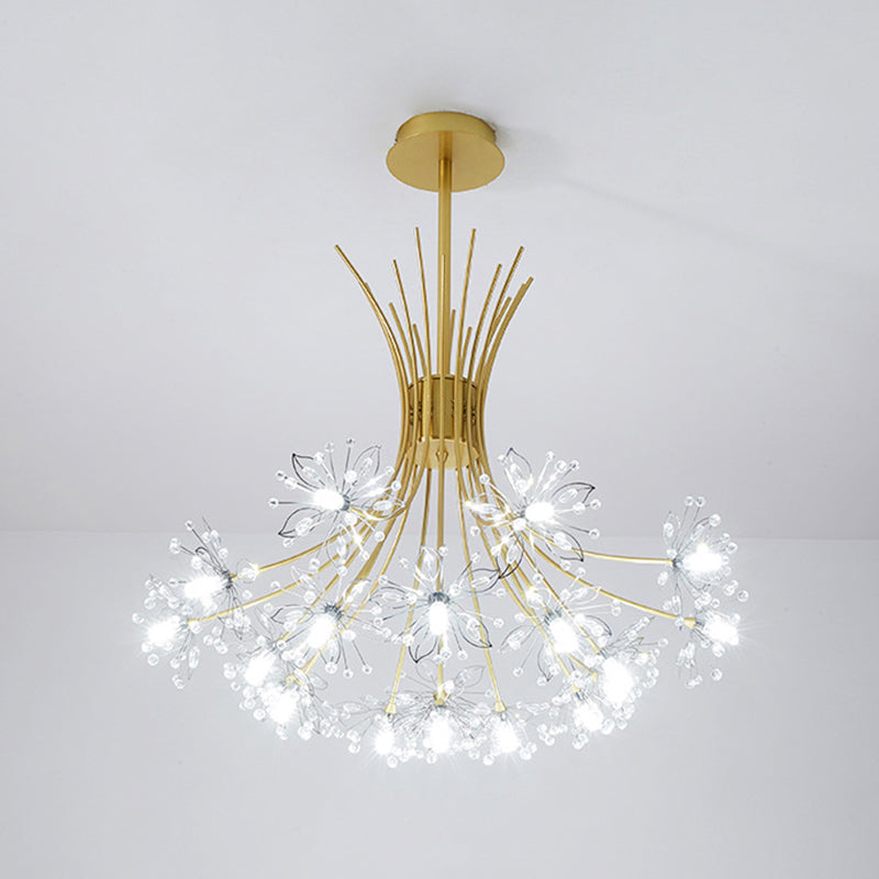 Creative Pendant Lighting Fixture Modern Style Flower-shaped Hanging Chandelier