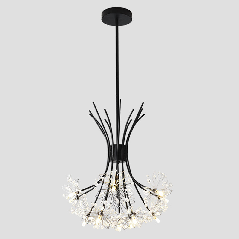 Creative Pendant Lighting Fixture Modern Style Flower-shaped Hanging Chandelier