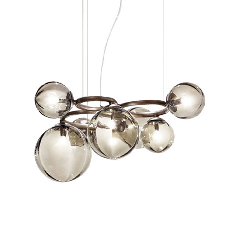 Creative Pendant Lighting Fixture Modern Style Glass Hanging Chandelier