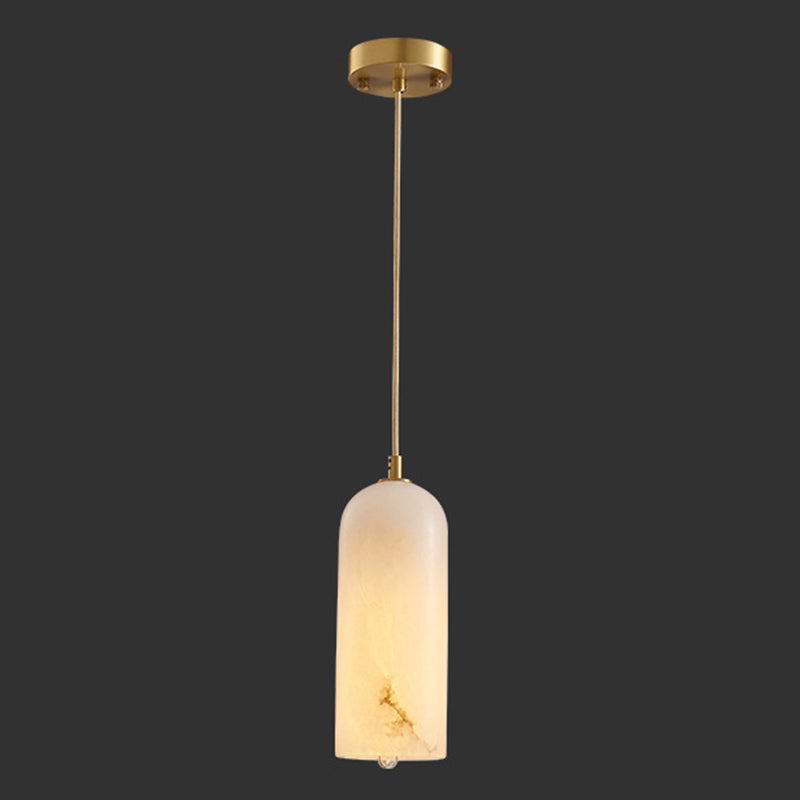 Suspension Pendant Light Simplicity Stone Bedroom Hanging Ceiling Light