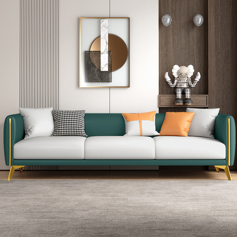 Contemporary Tight Back 4-seater Sofa with Hair Pin Legs for Apartment