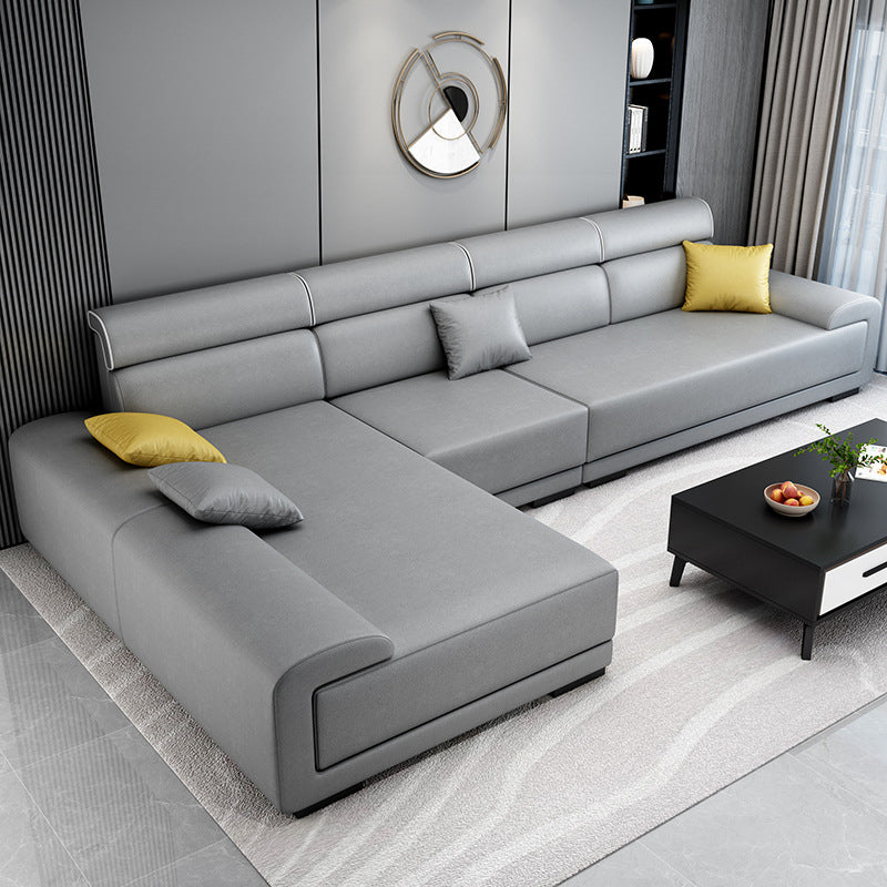 Scandinavian Modular Sectional Left Hand Facing Sofa for Apartment