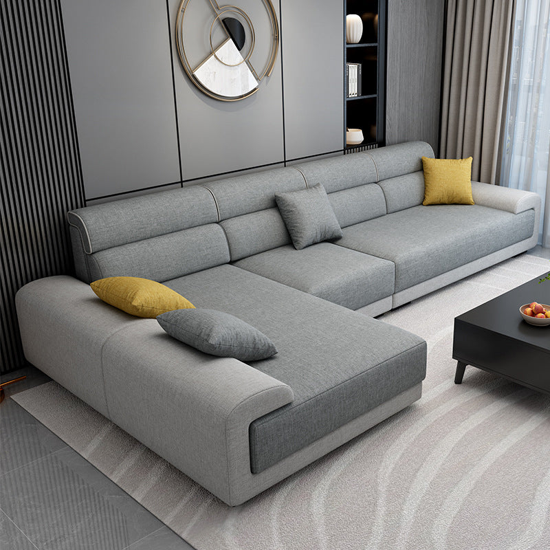 Scandinavian Modular Sectional Left Hand Facing Sofa for Apartment