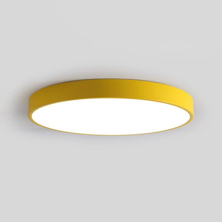 Colorful Round Flush Mount Ceiling Light Modern Flush Mount Ceiling Fixture