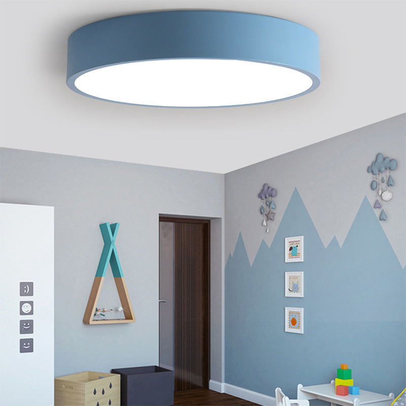 Colorful Round Flush Mount Ceiling Light Modern Flush Mount Ceiling Fixture