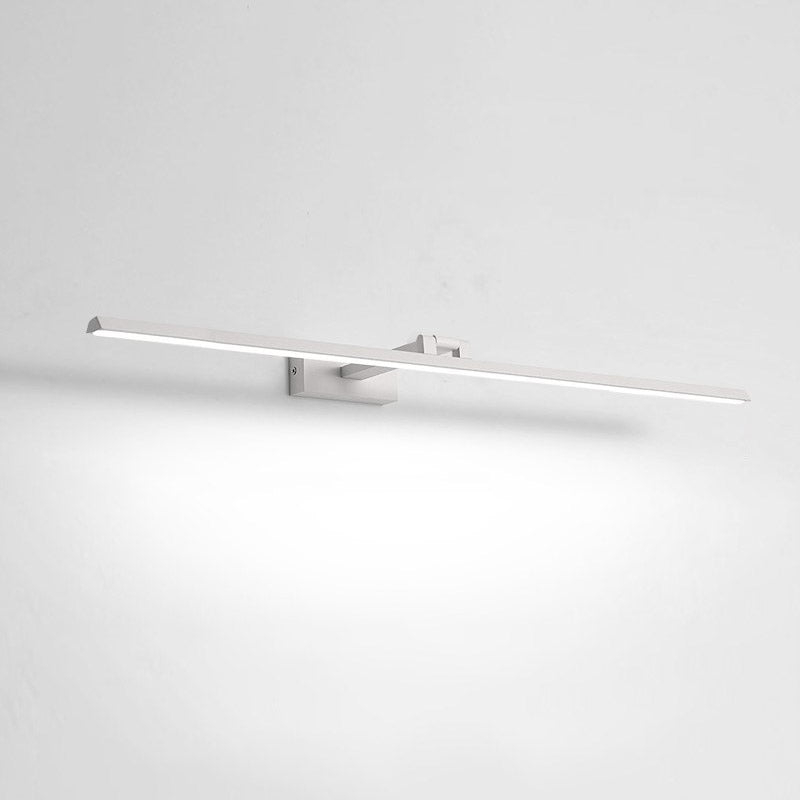 Minimalist Aluminum Vanity Light Straight 1 Light Mirror Light for Bathroom