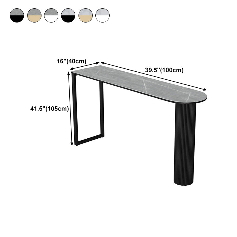 Nordic Bar Table 42-inch Height Metal Base Bistro Table for Dining Room