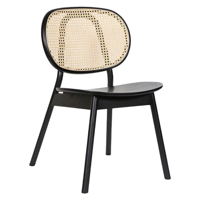 Modern Wood Dining Chair Open Back Dining Side Chair for Home Use