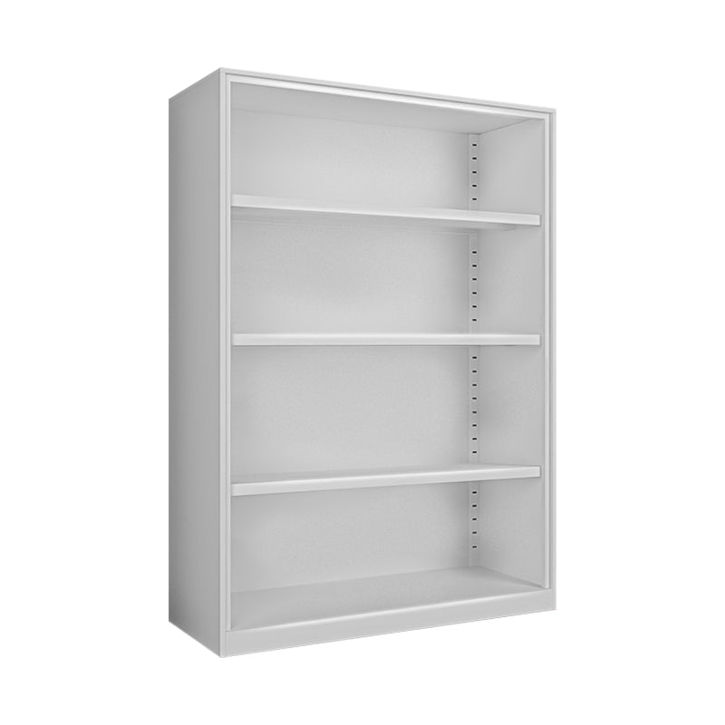 Closed Back Bookshelf Contemporary Style Bookcase for Study Room Office