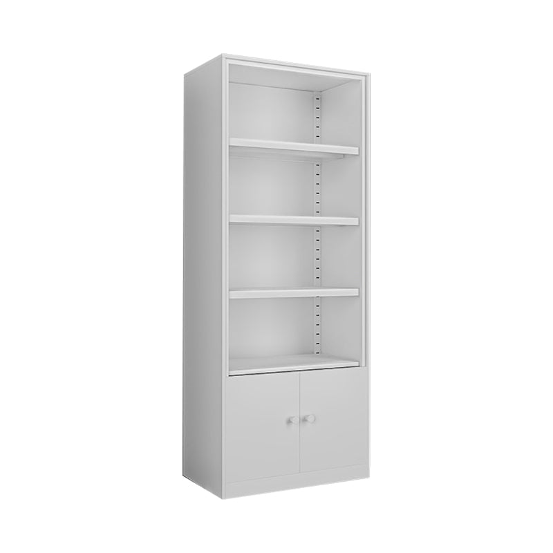 Closed Back Bookshelf Contemporary Style Bookcase for Study Room Office