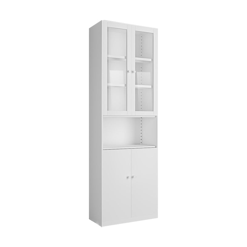 Closed Back Bookshelf Contemporary Style Bookcase for Study Room Office