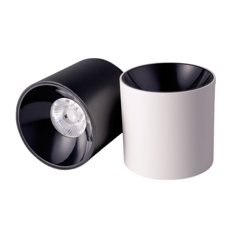 Cylindrical Shape LED Ceiling Lamp Modern Simple Style Aluminium 1 Light Flush Mount