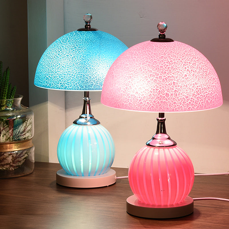 Glass Round Shape Lamp Mount Lighting Modern 2-Lights Lamp Fixture