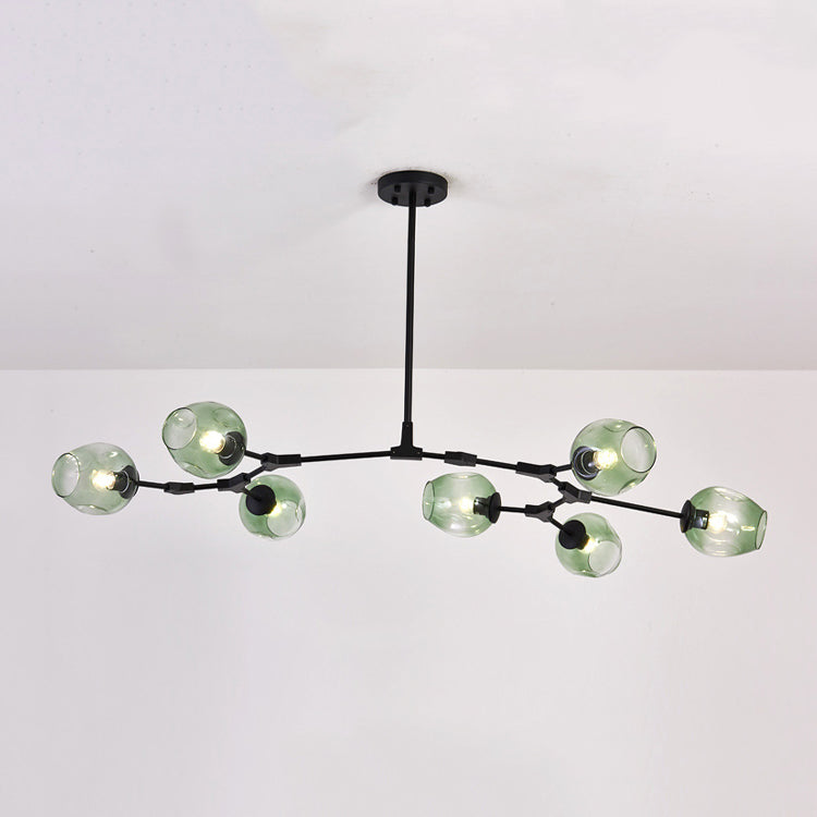 Minimalist Pendant Lighting Fixture Modern Style Glass Hanging Chandelier