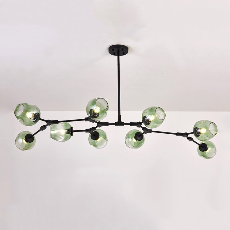 Minimalist Pendant Lighting Fixture Modern Style Glass Hanging Chandelier