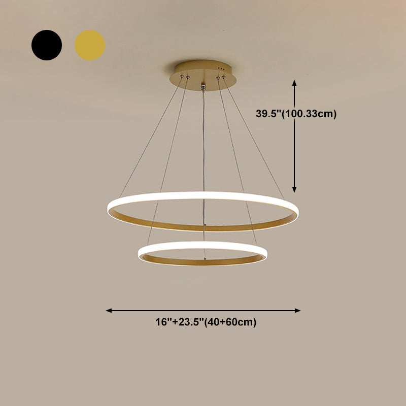 Modern Chandelier Lighting Fixture Multi-tier Chandelier Pendant Light for Dining Room