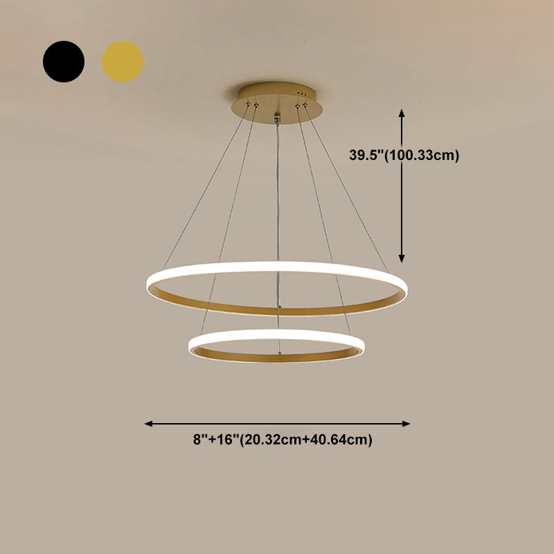 Modern Chandelier Lighting Fixture Multi-tier Chandelier Pendant Light for Dining Room