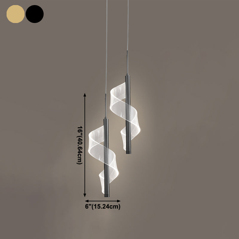 Geometry Shape Metal Hanging Lights Modern Style Hanging Light Fixtures