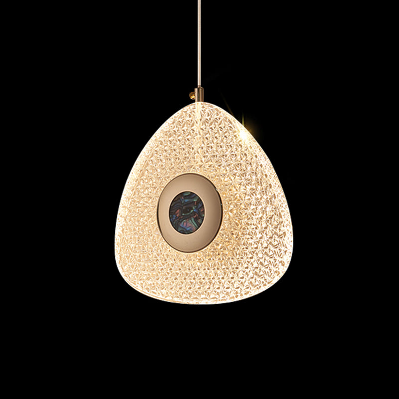 Modern Geometry Hanging Lights Metal Hanging Light Fixtures in Gold