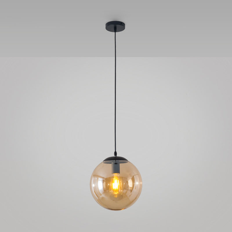 Ball Hanging Lights Industrial Style Glass 1 Light Pendant Light Kit