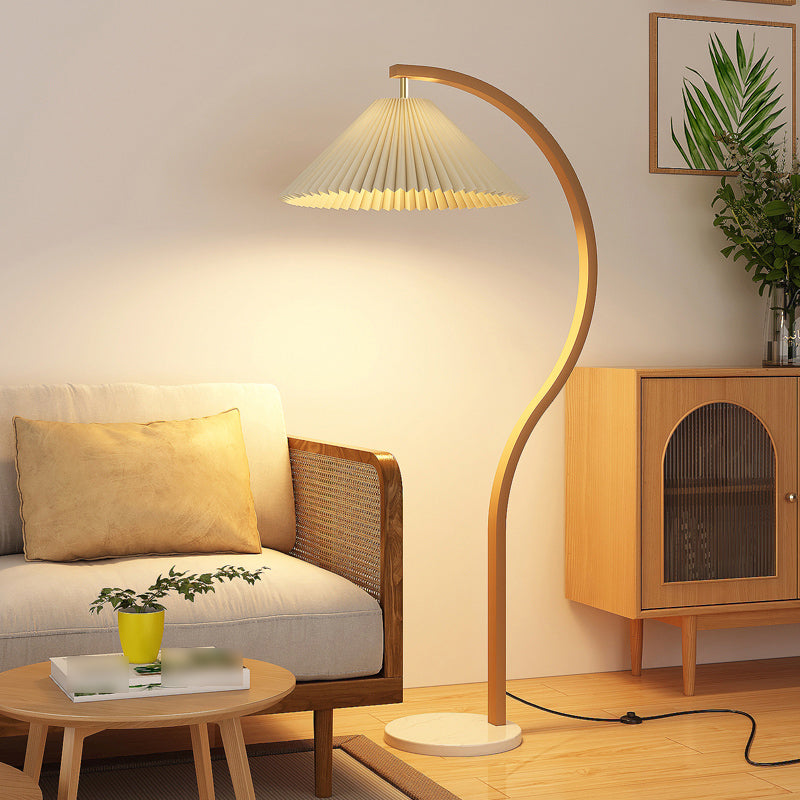 Floor Light Minimalist Style Fabric Floor Lamp for Living Room