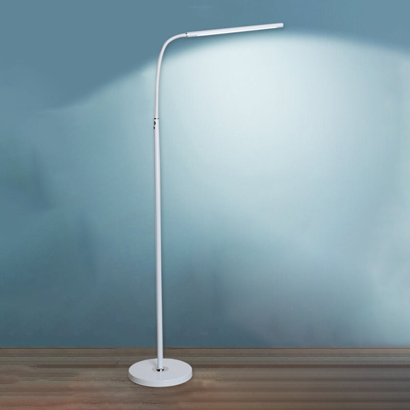 Modern Strip Floor Lamp Metal Single Light LED Floor Light for Living Room