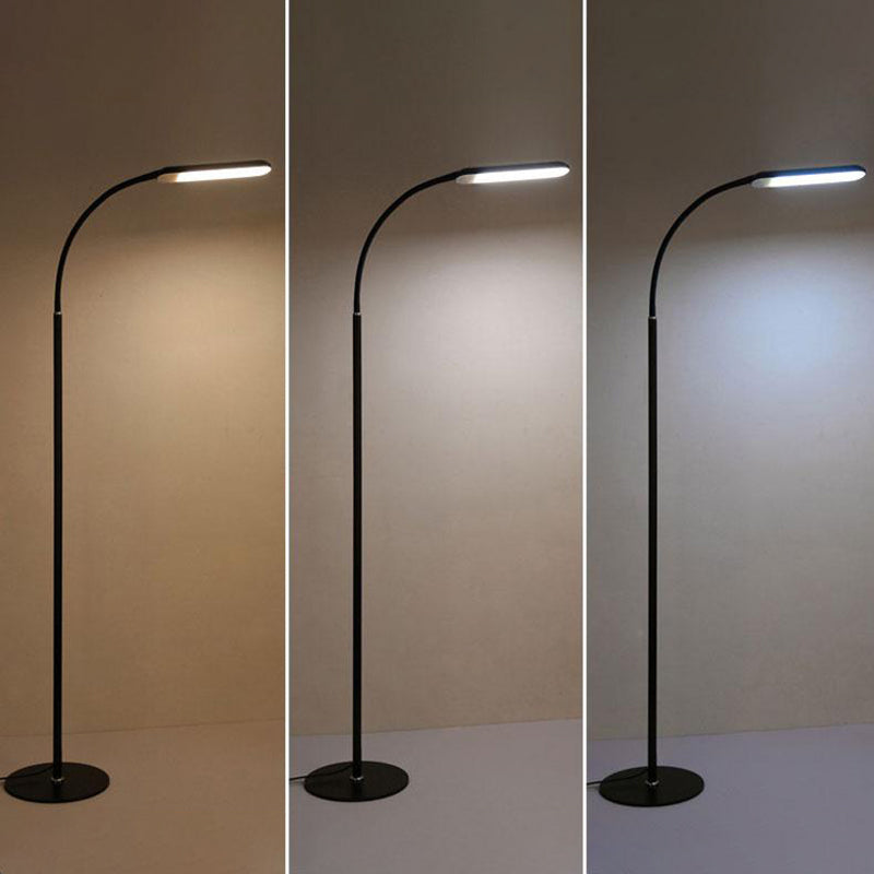 Modern Strip Floor Lamp Metal Single Light LED Floor Light for Living Room