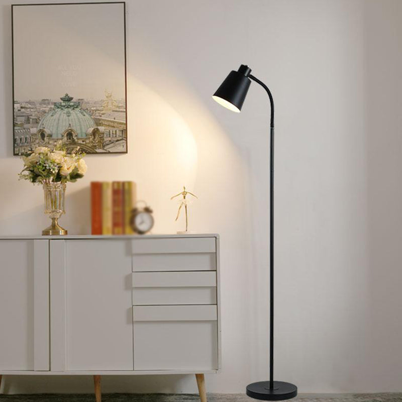 Modern Strip Floor Lamp Metal Colorful 1 Light Floor Light for Living Room