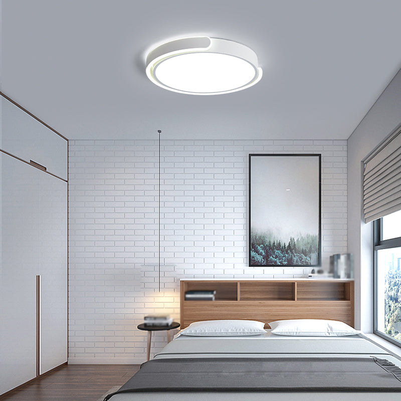 Round LED Flush Mount Lighting Modernist Flush Mounted Ceiling Lights for Living Room