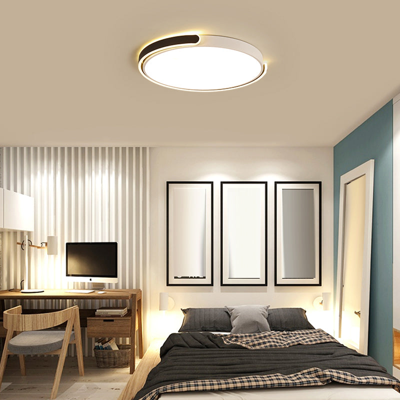 Round LED Flush Mount Lighting Modernist Flush Mounted Ceiling Lights for Living Room