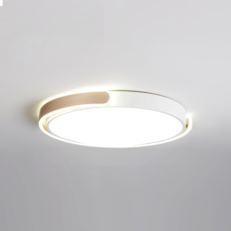 Round LED Flush Mount Lighting Modernist Flush Mounted Ceiling Lights for Living Room