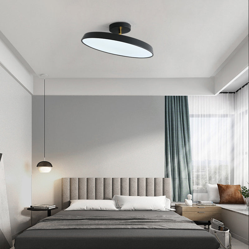 Modernist Flush Mounted Ceiling Lights Round LED Flush Mount Lighting for Living Room